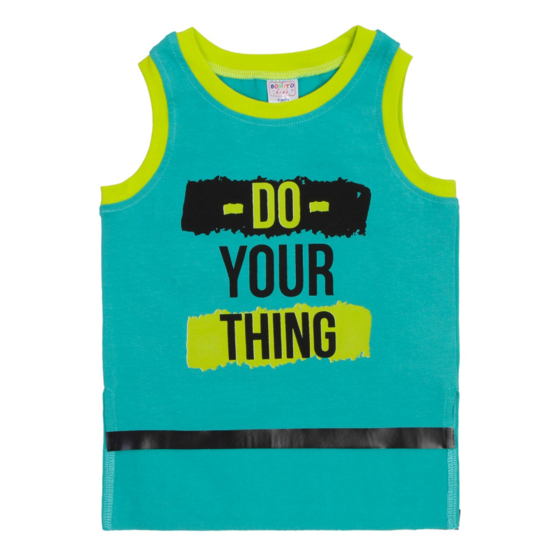 картинка БГ Майка для мальчика 3-7 лет 95% хлопок, 5% эластан BONITO KIDS/OP1449/уп.5шт./меш.825шт. от BonitoKids