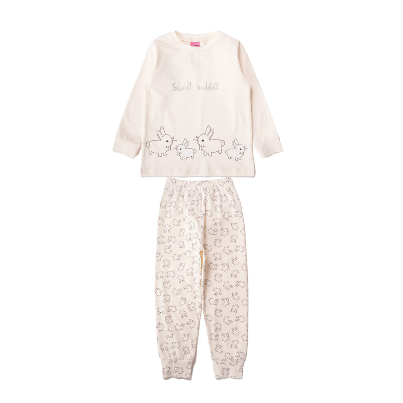 картинка ЧЗ Пижама для девочки 3-7 лет 95% хлопок, 5% эластан BONITO KIDS/OP1927(ЧЗ)/уп.5шт./меш.260шт. от BonitoKids