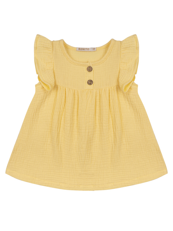 картинка ЧЗ Платье для девочки 1-3 лет 100% хлопок BONITO KIDS/OP1965(03-26)(ЧЗ)/уп.4шт./меш.444шт. от BonitoKids