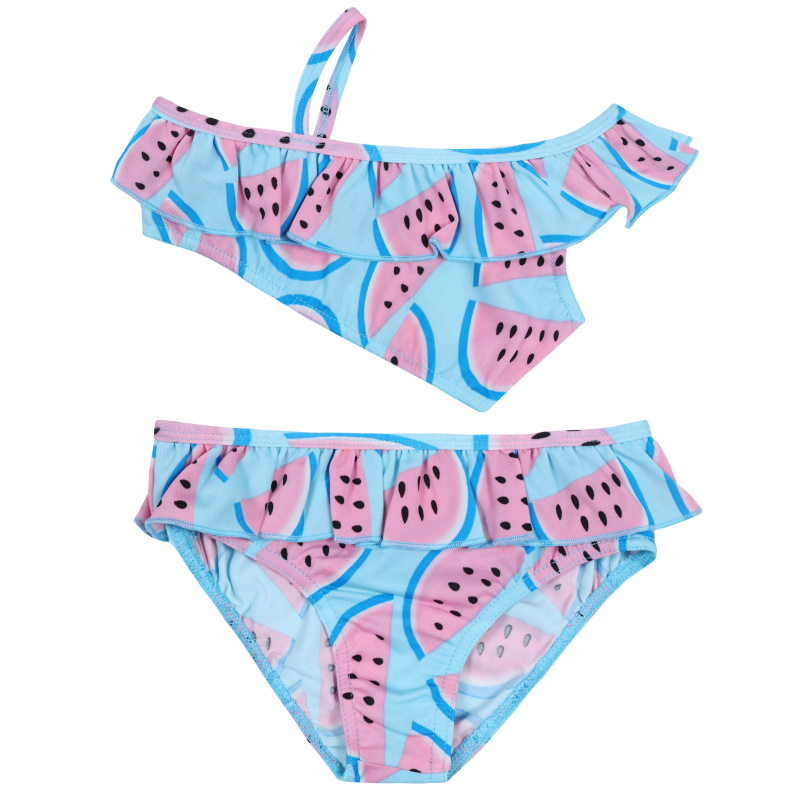 картинка БГ_ЧЗ Купальник для девочки (топ и трусы) 7-11 лет 60% хлопок 40% п/э BONITO KIDS/BK1786KP(01-24)/уп.5шт./меш.650шт. от BonitoKids