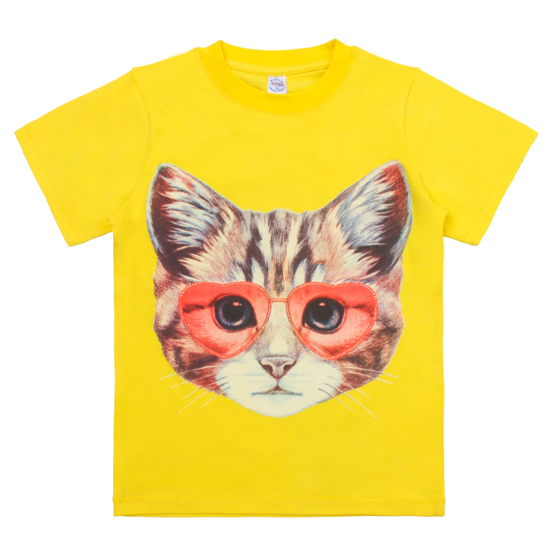 картинка ЧЗ Футболка для девочки 8-12 лет 92% хлопок, 8% лайкра BONITO KIDS/BK6006F(ЧЗ)/уп.5шт./меш.450шт. от BonitoKids