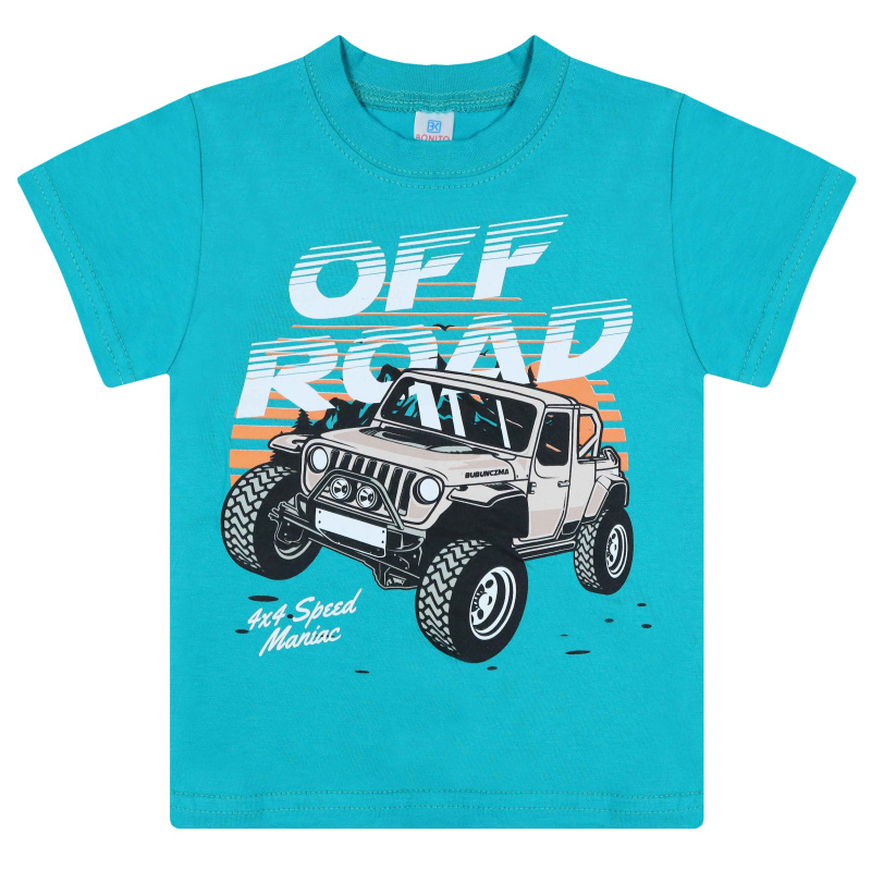 картинка БГ Футболка для мальчика, 4-8 лет, 100% хлопок, BONITO KIDS/BK0002M(03-24)/уп.5шт./меш.700шт. от BonitoKids