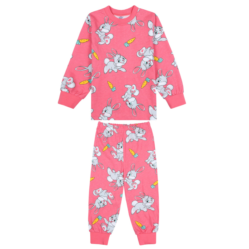 картинка БГ_ЧЗ Пижама для девочки 2-6 лет 100% хлопок BONITO KIDS/BK3010PJ(06-23)(ЧЗ)/уп.5шт./меш.350шт. от BonitoKids