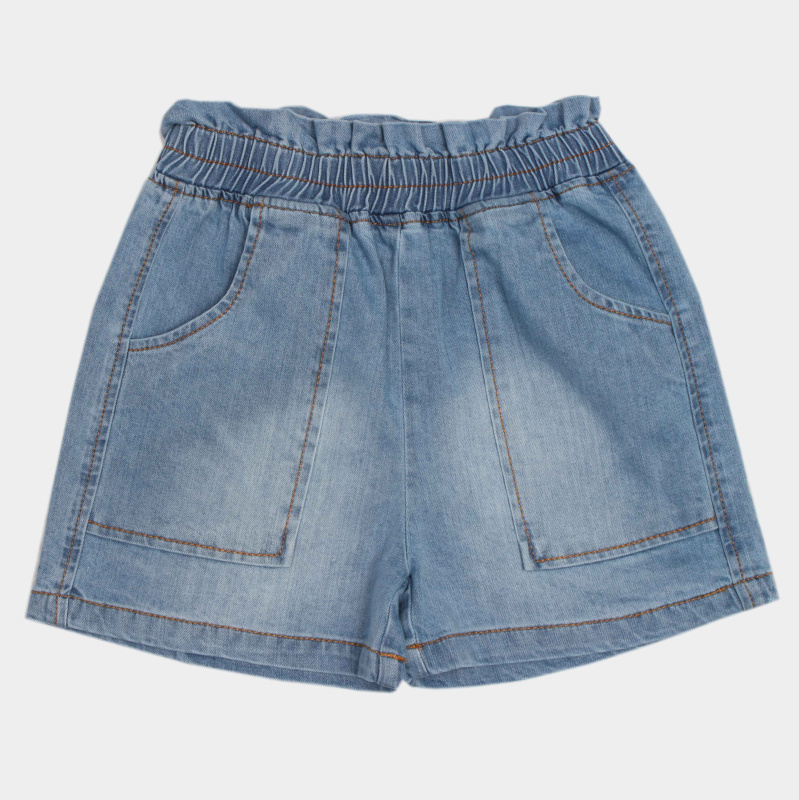 картинка ЧЗ Шорты для девочки 6-9 лет 100% хлопок BONITO KIDS/OP1611(ЧЗ)/уп.4шт/меш.300шт. от BonitoKids