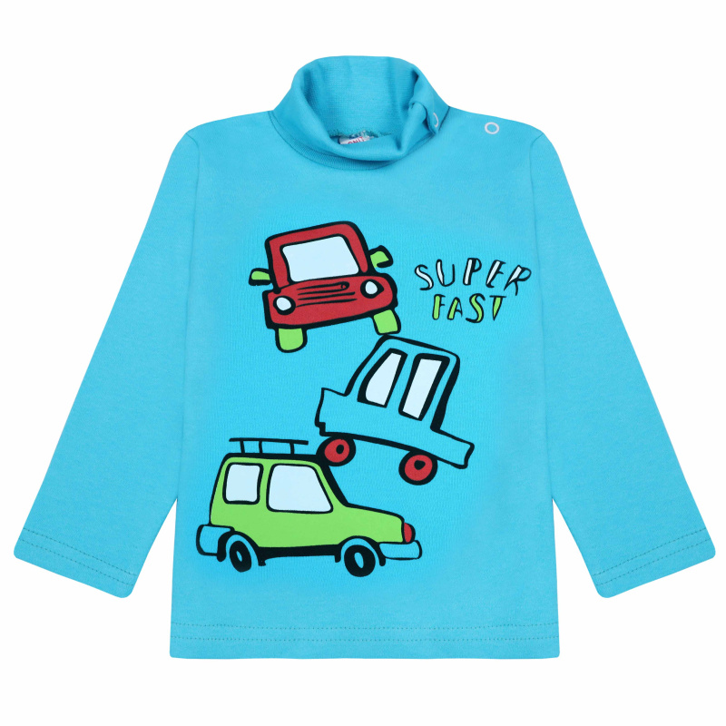 картинка БГ_ЧЗ Водолазка для мальчика 1,5-4 лет 100% хлопок BONITO KIDS/BK0007M(11-25)(ЧЗ)/уп.4шт./меш.500шт. от BonitoKids