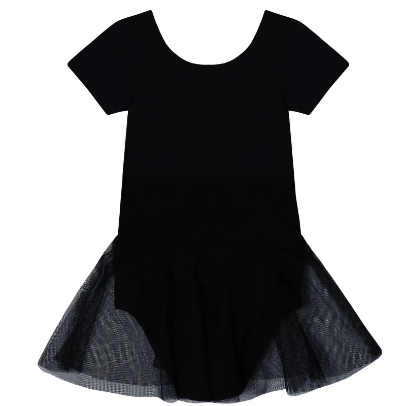 картинка БГ Гимнастическое боди для девочки, 4-10 лет, 92% хлопок, 8% лайкра, BONITO KIDS/BK1741B(03-24)/уп.7шт./меш.630шт. от BonitoKids