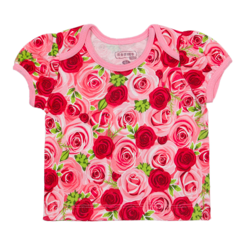 картинка КГ_БГ Футболка для девочек 68-86 100% ХБ BONITO KIDS/OP1439/уп.4шт./меш.720шт. от BonitoKids