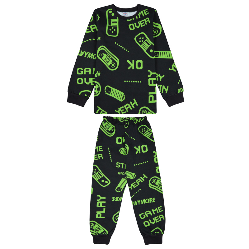 картинка БГ_ЧЗ Пижама для мальчика 7-10 лет 100% хлопок BONITO KIDS/BK0955PJM/уп.4шт./меш.144шт. от BonitoKids
