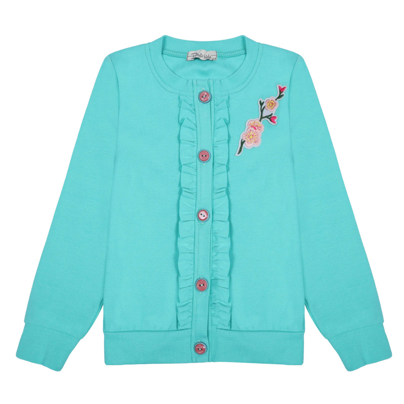 картинка КГ_БГ Кардиган для девочки 7-11 лет, 95% х/б 5%лайкра BONITO KIDS/BK0502K/уп.5шт./меш.235шт. от BonitoKids