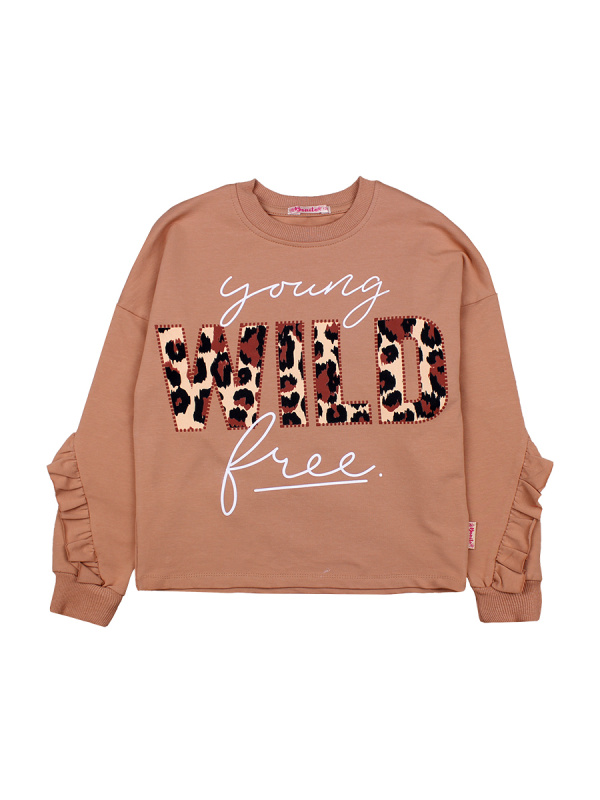 картинка КГ_ОТ Кофта для девочки 9-12 лет футер 2х-нитка 92% х/б 8% лайкра BONITO KIDS/BK1371K/уп.4шт./меш.240шт. от BonitoKids