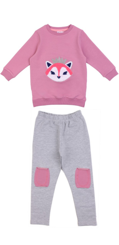 картинка КГ_ОТ Комплект для девочки (свитшот, лосины) 3-7 лет BONITO KIDS/OP1227/уп.5шт./меш.150шт. от BonitoKids