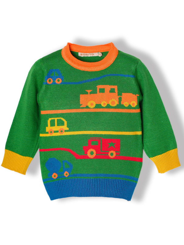 картинка ЧЗ Джемпер для мальчика 68-80 см 50% вискоза 22% нейлон 28% пэ BONITO KIDS/OP1573(10-24)(ЧЗ)/уп.2шт./меш.350шт. от BonitoKids