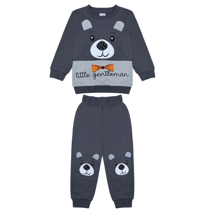 картинка КГ_БГ Комплект для мальчика (свитшот и штаны) 2-6 лет, 100% хлопок, BONITO KIDS/BK1584КР(07-23)/уп.5шт./меш.230шт. от BonitoKids