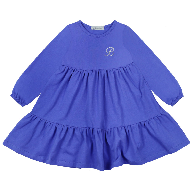 картинка БГ_ЧЗ Платье для девочки 3-7 лет 92% хлопок, 8% лайкра	 BONITO KIDS/BK1561P(12-22)(ЧЗ)/уп.5шт./меш.250шт. от BonitoKids