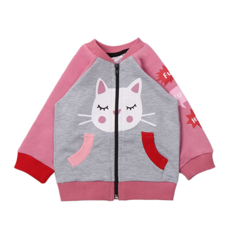 картинка ЧЗ Толстовка для детей 68-86 см BONITO KIDS/OP1210(ЧЗ)/уп.4шт./меш.320шт. от BonitoKids