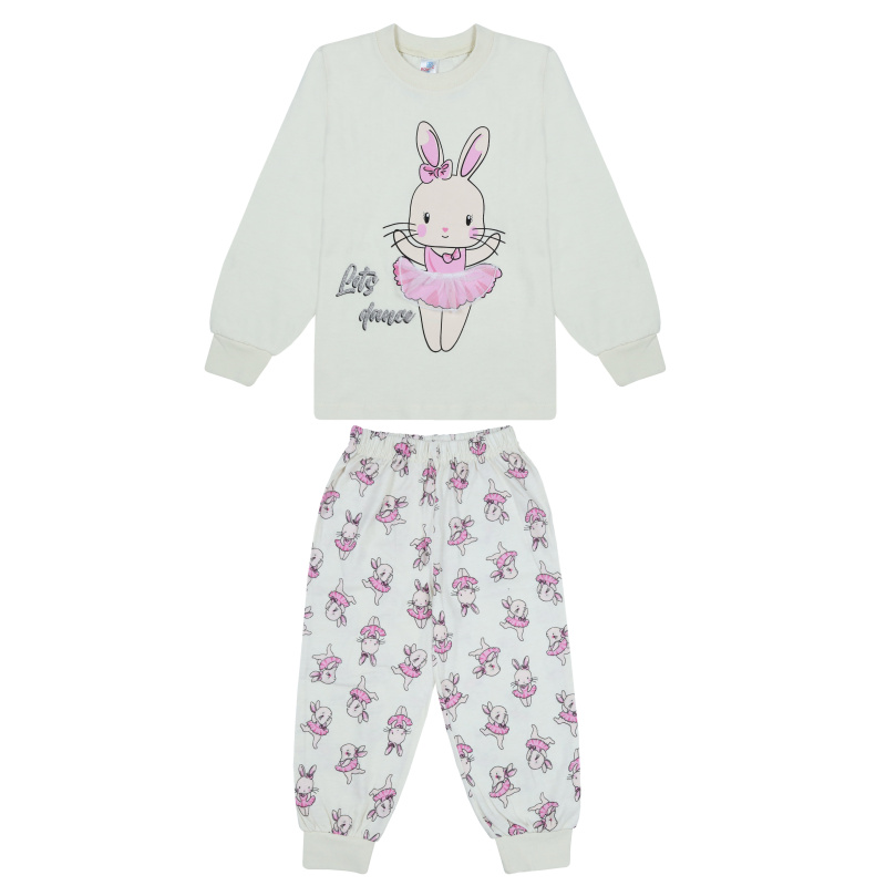 картинка БГ_ЧЗ Пижама для девочки 3-7 лет 100% хлопок BONITO KIDS/BK0976PJD(09-25)(ЧЗ)/уп.5шт./меш.280шт. от BonitoKids