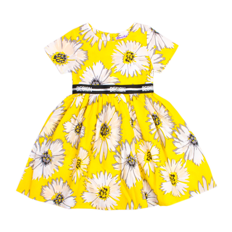 картинка КГ_БГ Платье для девочки, 3-7 лет 100% х/б, BONITO KIDS/OP1671/уп.5шт./меш.420шт. от BonitoKids
