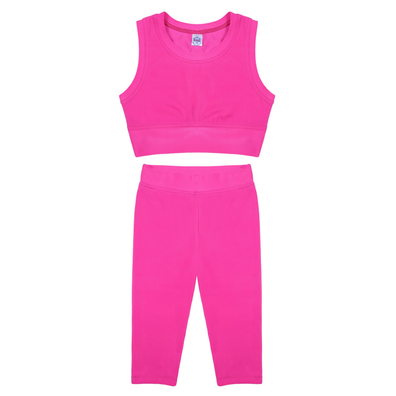 картинка БГ_ЧЗ Комплект для девочки (топ и бриджи) 8-16 лет 60% хлопок, 40% полиэстер BONITO KIDS/BK1738KP(01-24)(ЧЗ)/уп.5шт./меш.340шт. от BonitoKids