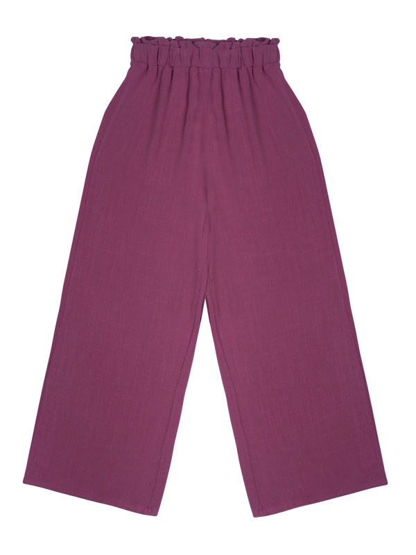 картинка ЧЗ Брюки для девочки, 8-12 лет, 65% вискоза 35% лен, BONITO KIDS/OP1957(ЧЗ)/уп.5шт./меш.200шт. от BonitoKids