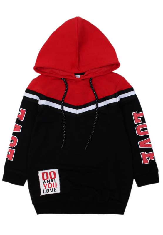 картинка ЧЗ Туника для девочки 8-12 лет 65% хлопок, 27% пэ, 8% эластан BONITO KIDS/OP1242(ЧЗ)/уп.5шт./меш.160шт. от BonitoKids