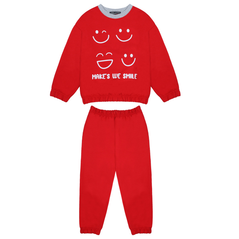 картинка КГ_БГ Комплект для детей (свитшот и штаны), 1-4 лет, 100% хлопок, BONITO KIDS/BK5442KP(01-23)/уп.4шт./меш.180шт. от BonitoKids