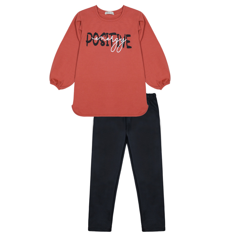 картинка БГ_ЧЗ Kомплект для девочки (кофта ,лосины) 5-8 лет, BONITO KIDS/BK1720KP(ЧЗ)/уп.4шт./меш.200шт. от BonitoKids