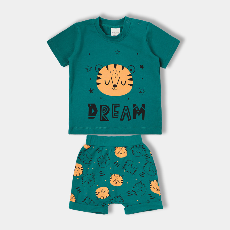 картинка ЧЗ Комплект для мальчика (футболка и шорты) 68-86 BONITO KIDS/OP1822(12-23)/уп.4шт./меш 400шт. от BonitoKids