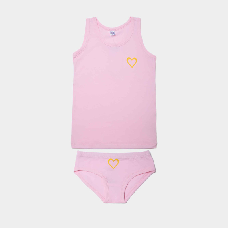 картинка БГ_ЧЗ Комплект для девочки (майка и трусы) 8-12 лет BONITO KIDS/SS6060(01-23)/уп.5шт./меш.540шт. от BonitoKids