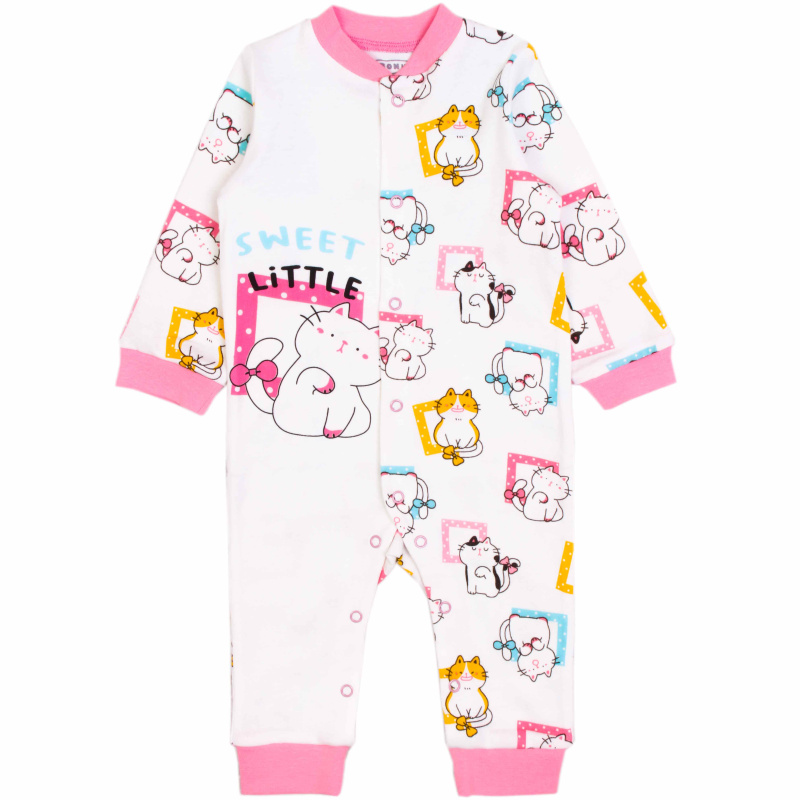 картинка БГ_ЧЗ Комбинезон детский 68-86 см 100% х/б BONITO KIDS/OP1386/уп.4шт./меш.448шт. от BonitoKids