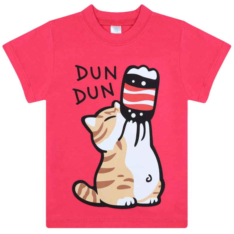 картинка БГ Футболка для девочки 1,5-4 лет 100% хлопок BONITO KIDS/BK0001D(06-24)/уп.4шт./меш.800шт. от BonitoKids