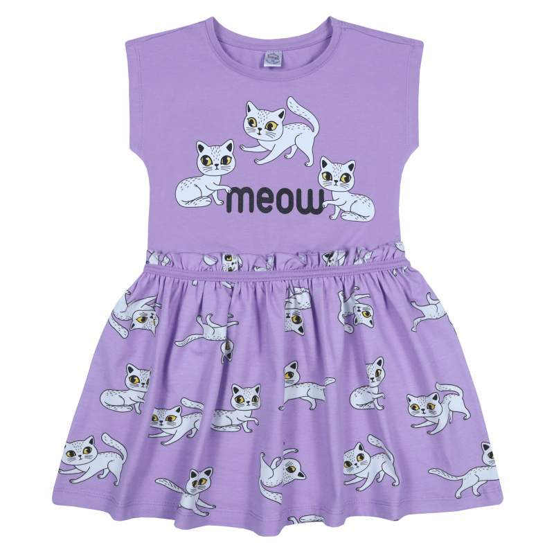 картинка БГ_ЧЗ Платье для девочки 5-8 лет 92% хлопок, 8% лайкра BONITO KIDS/SS6037(ЧЗ)/уп.4шт./меш.360шт. от BonitoKids