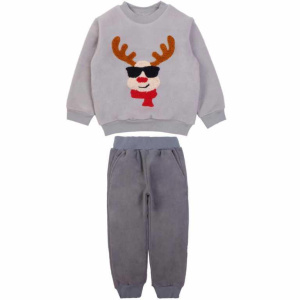 картинка БГ_ЧЗ Комплект для детей (толстовка, брюки) 2-5 лет BONITO KIDS/OP1489(ЧЗ)/уп.4шт./меш.96шт. от BonitoKids