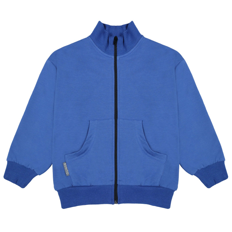 картинка БГ_ЧЗ Бомбер для мальчика 3-7 лет 100% хлопок BONITO KIDS/BK1760B(01-23)(ЧЗ)/уп.5шт./меш.260шт. от BonitoKids