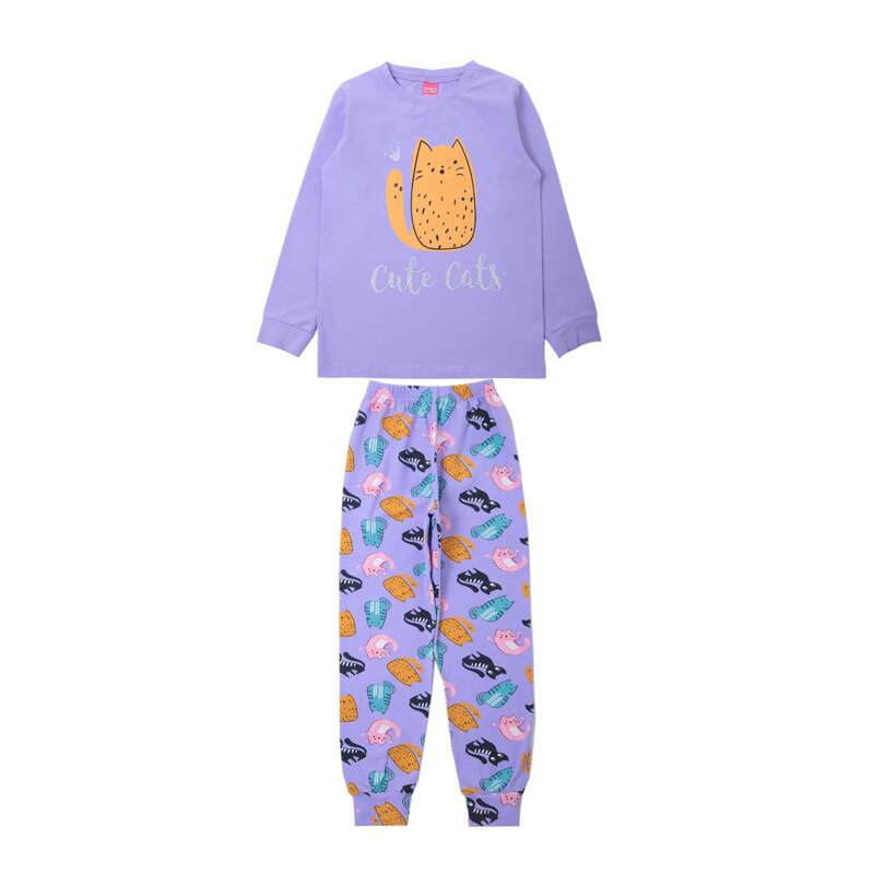 картинка ЧЗ Пижама для девочки 8-12 лет 95% хлопок 5% эластан BONITO KIDS/OP1829(ЧЗ)/уп.5шт./меш.165шт. от BonitoKids