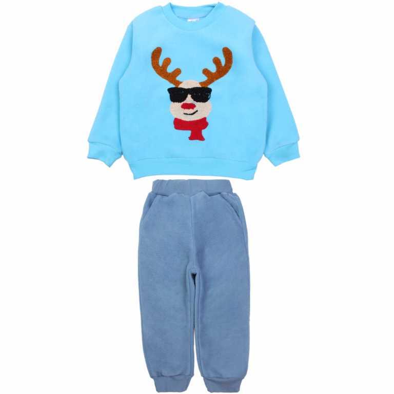 картинка БГ_ЧЗ Комплект для детей (толстовка, брюки), 2-5 лет, 100% п/э, BONITO KIDS/OP1489(ЧЗ)/уп.4шт./меш.96шт. от BonitoKids