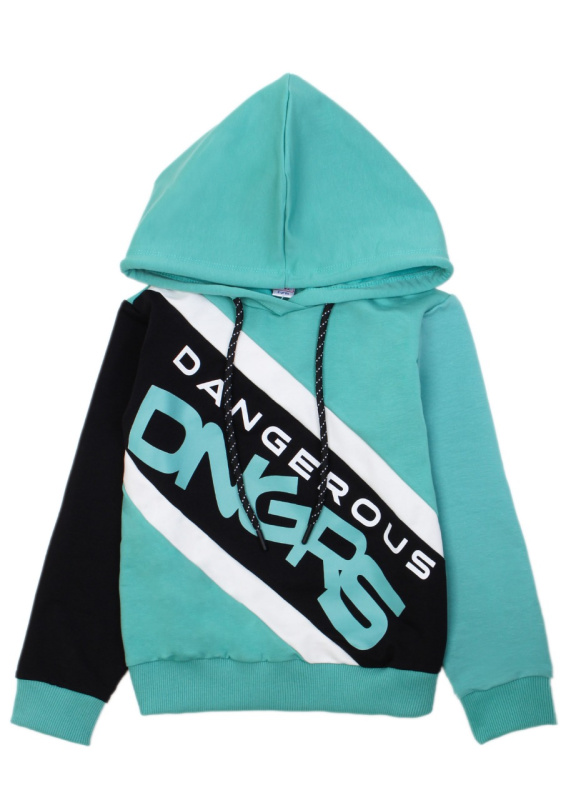 картинка ЧЗ Толстовка для мальчика 8-12 лет 65% хлопок, 27% пэ, 8% эластан BONITO KIDS/OP1248(ЧЗ)/уп.5шт./меш.220шт. от BonitoKids