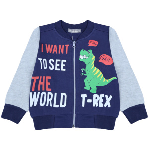 картинка БГ_ЧЗ Бомбер для мальчика 2-5 лет 100% хлопок BONITO KIDS/BK1376BM(12-22)(ЧЗ)/уп.4шт./меш.400шт. от BonitoKids