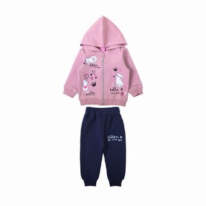 картинка Комплект для детей (толстовка, штаны и кофта) 74-92 см 65% хлопок, 27% полиэстер, 8% эластан BONITO KIDS/- 92 р-р/уп.4шт./меш.120шт. от BonitoKids