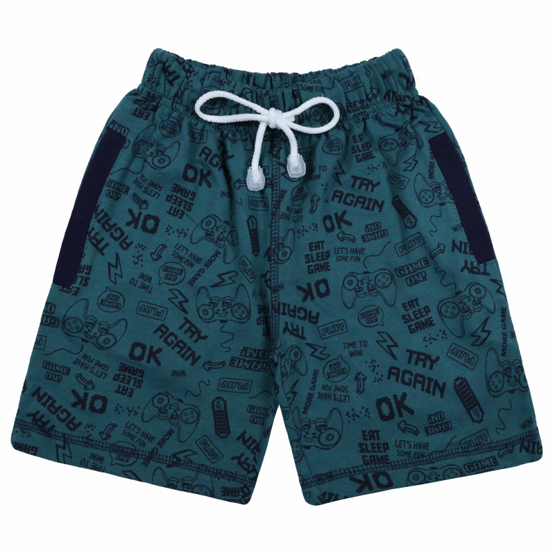 картинка БГ_ЧЗ Шорты для мальчика 5-8 лет 100% хлопок  BONITO KIDS/BK0755SH(04-23)(ЧЗ)/уп.4шт./меш.400шт. от BonitoKids