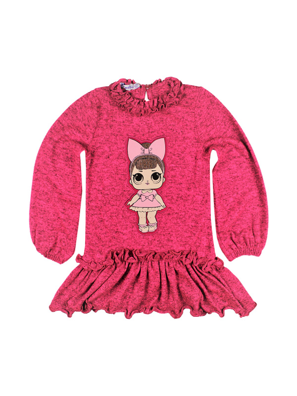 картинка КГЛ_Туника для девочки 2-5 лет 60% хлопок, 40% полиэстер BONITO KIDS/OP318/уп.4шт./меш.248шт. от BonitoKids