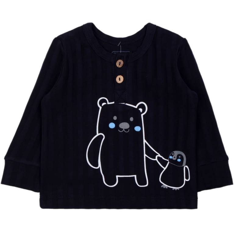 картинка БГ_ЧЗ Джемпер для мальчика 62-86  BONITO KIDS/OP1727(ЧЗ)/уп.5шт./меш.480шт. от BonitoKids