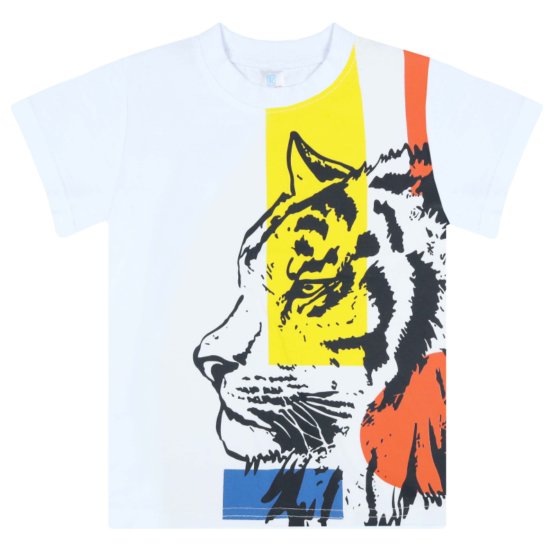 картинка БГ Футболка для мальчика, 4-8 лет, 100% хлопок, BONITO KIDS/BK0002M(03-24)/уп.5шт./меш.700шт. от BonitoKids