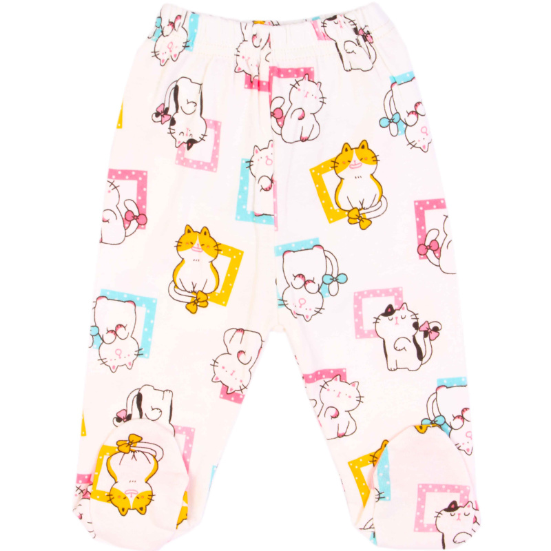 картинка БГ_ЧЗ Ползунки для детей 62-80 100% х/б BONITO KIDS/OP1384(ЧЗ)/уп.4шт./меш.704шт. от BonitoKids