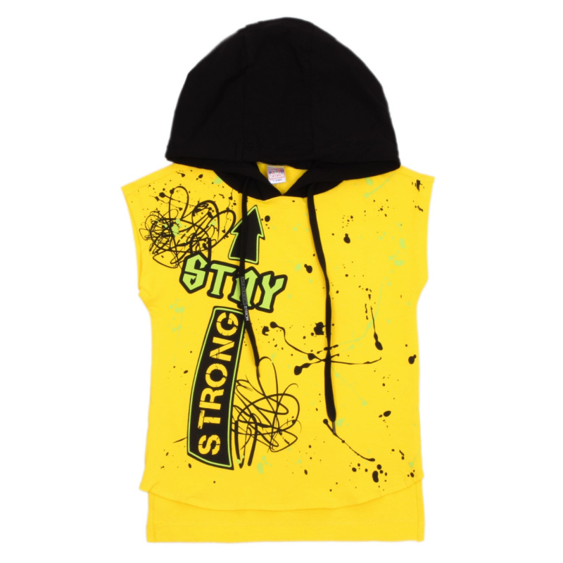 картинка БГ_ЧЗ Футболка для мальчика 5-8 лет 95% хлопок, 5% эластан BONITO KIDS/OP1422(ЧЗ)/уп.4шт./меш.400шт. от BonitoKids