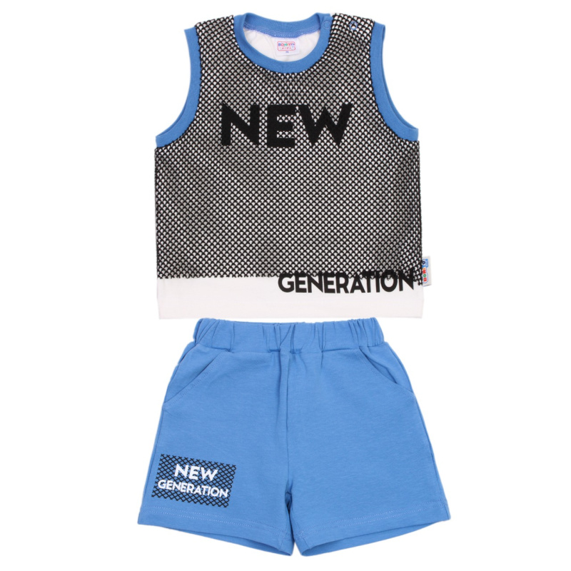 картинка КГ_БГ Комплект для мальчика (майка и шорты) 74-92 см BONITO KIDS/OP1448/уп.4 шт./меш. 360 шт./BONITO KIDS от BonitoKids