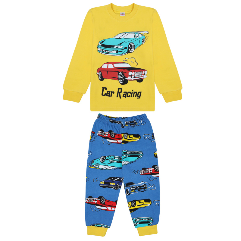 картинка БГ_ЧЗ Пижама для мальчика 3-7 лет 100% хлопок BONITO KIDS/BK1770PJ(01-23)/уп.5шт./меш.200шт. от BonitoKids