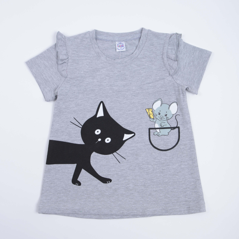 картинка КГ_БГ Платье для девочки 2-6 лет 92% хлопок, 8% лайкра BONITO KIDS/SS6051/уп.5шт./меш.500шт. от BonitoKids