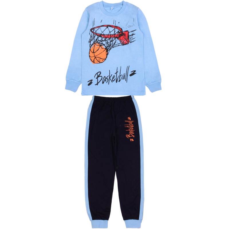 картинка БГ_ЧЗ Пижама для мальчика 8-12 лет 100% хлопок BONITO KIDS/SS6012(01-23)(ЧЗ)/уп.5шт./меш.200шт. от BonitoKids