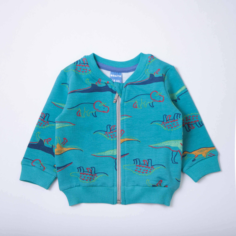 картинка ЧЗ Бомбер для детей 68-86 см 65% хлопок, 27% полиэстер, 8% эластан BONITO KIDS/OP1859/уп.4шт./меш.384шт. от BonitoKids