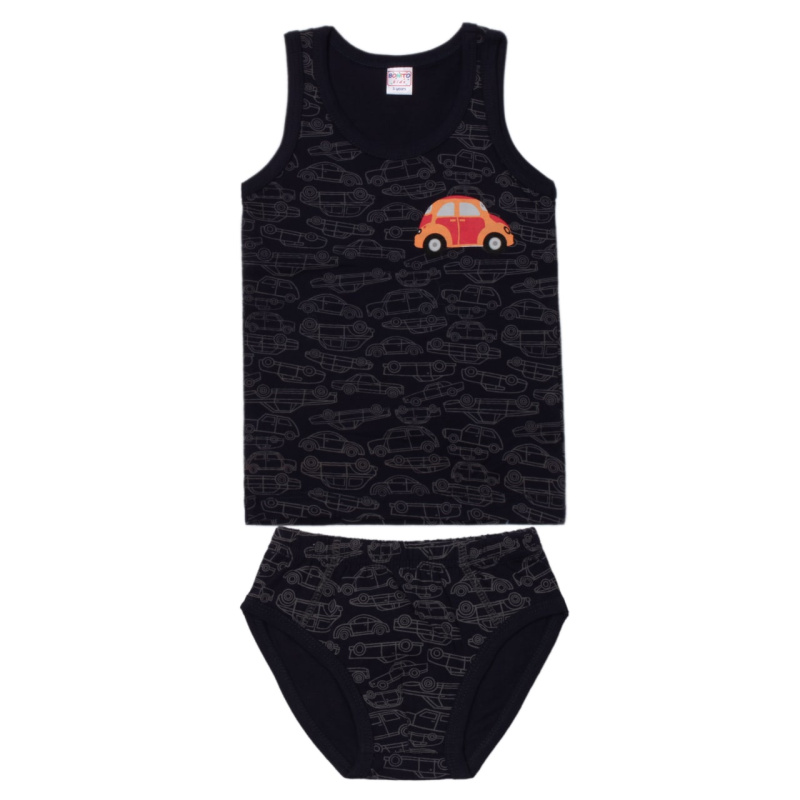 картинка Комплект для мальчика (майка, трусы) 3-7 лет BONITO KIDS/BK1678MT/уп.5шт./меш.600шт. от BonitoKids